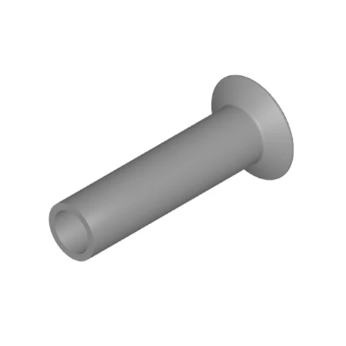 120 Rivets semi-tubulaires à tête comptable Viss de métal ferreux