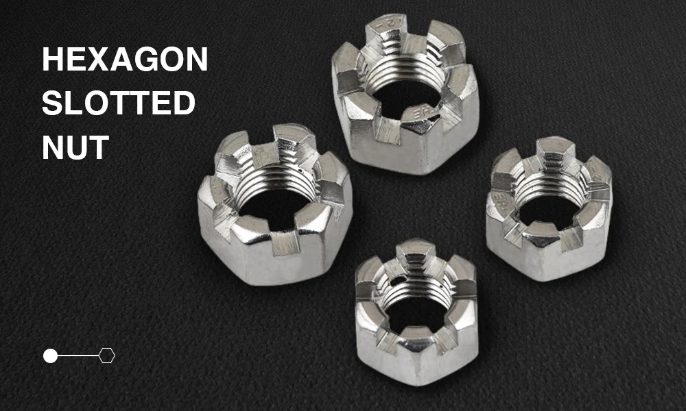 Qu'est-ce qu'un écrou hexagonal à fente ?