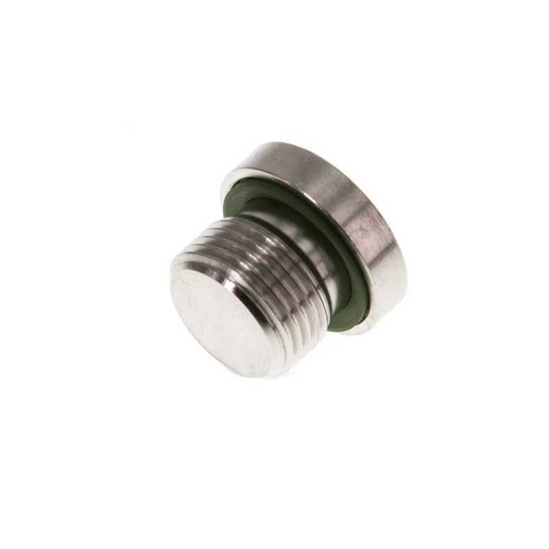 Bouchon hexagonal interne à joint captif mâle 4BN BSP