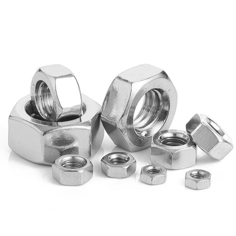 Noix minces hexagonales noires