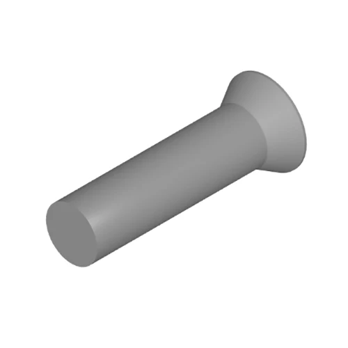 Rivets de tête contre-jacent noir