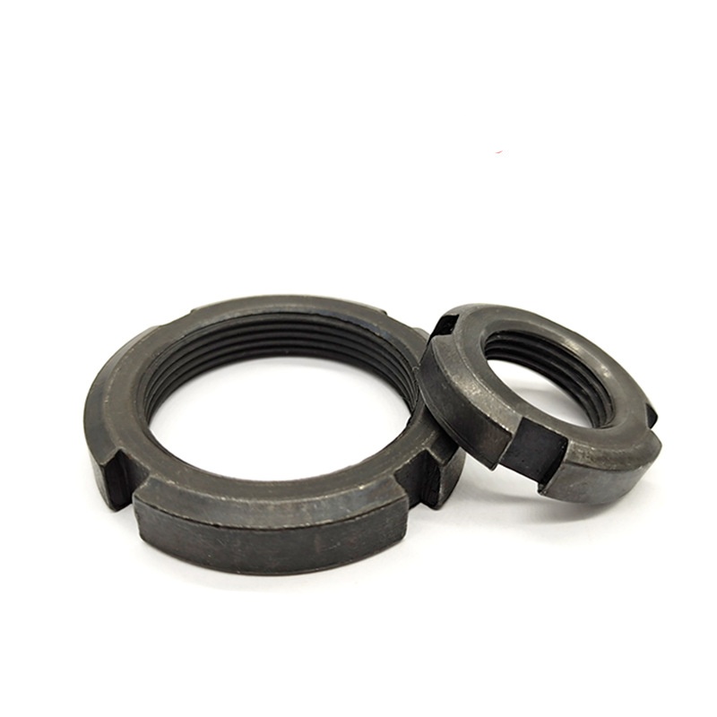 Écrou rond de verrouillage à fente à double sécurité