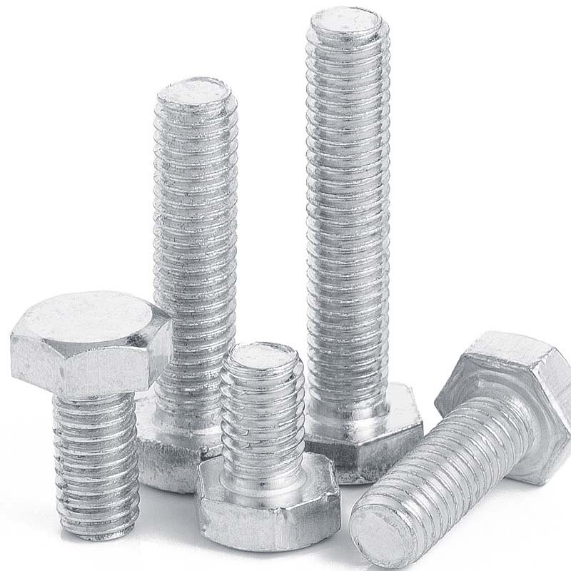 Vis de tête hexagone entièrement filetées