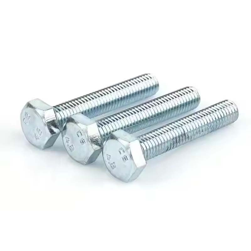 Grade 4.8 Boulon hexagone plaqué en zinc