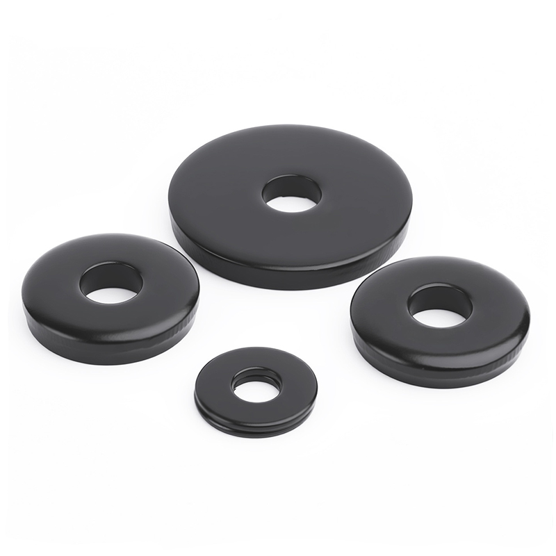 Rondelle plate robuste en acier au carbone