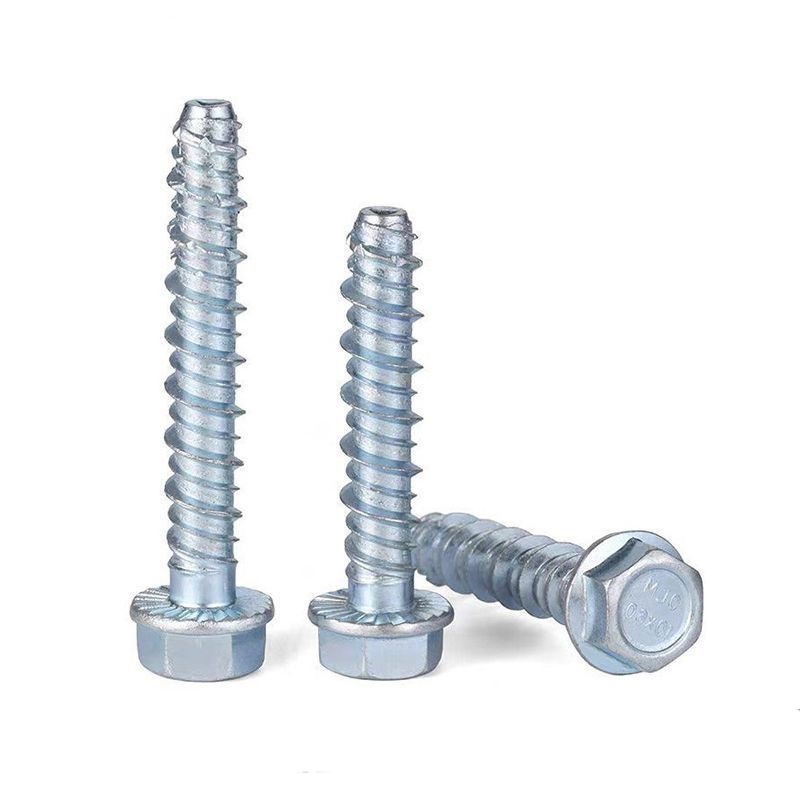 Boulon d'ancrage en béton autotaraudeur à tête hexagonale
