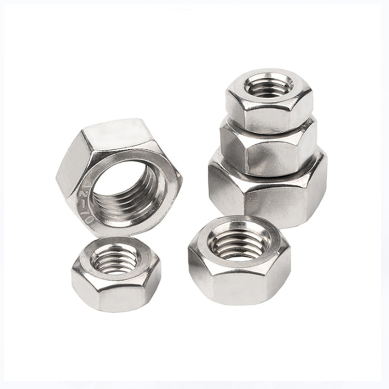 Noix plates hexadées
