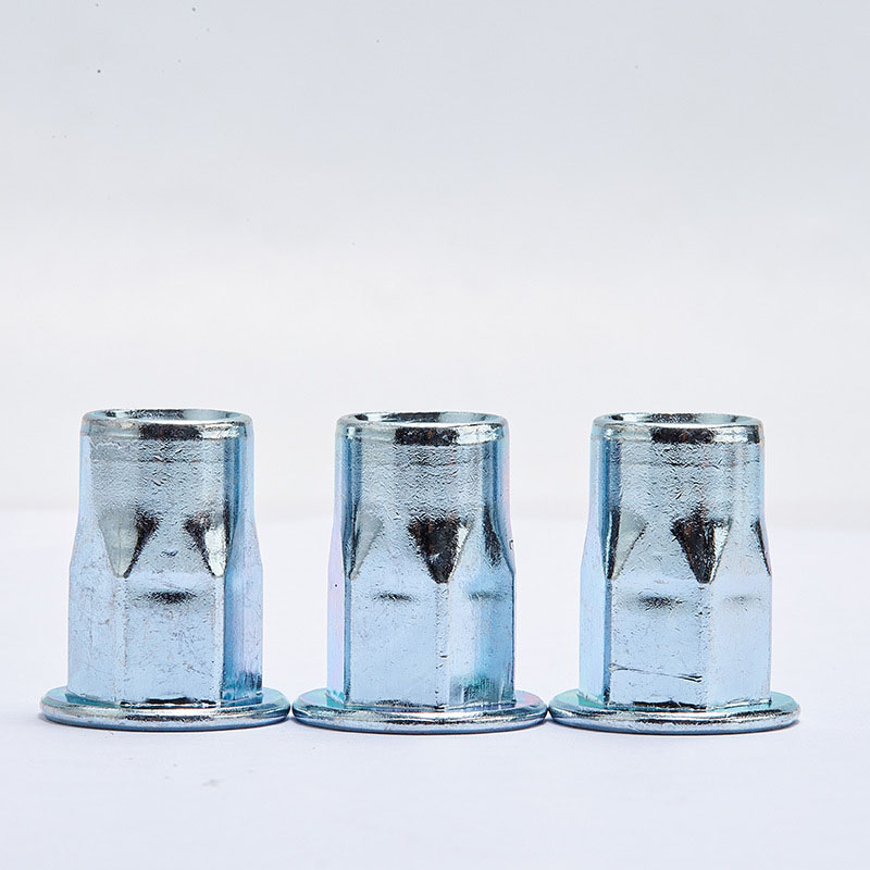 Écrou à rivets hexagonal à verrouillage hexagonal