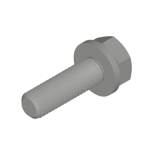 Boulon de tête hexagonale et assemblées de laveuse ordinaire