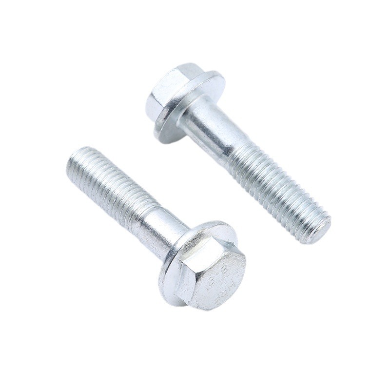 Boulons de bride de tête hexagonale avec tige réduite