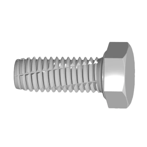 Vis de coupe de filetage de tête hexagonale