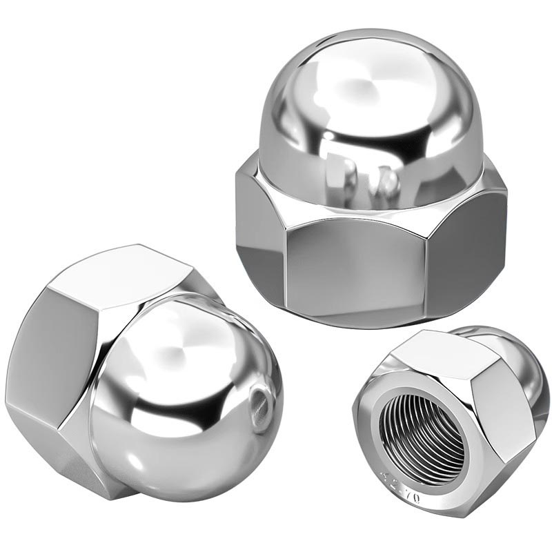 Haute couronne hexagone couverture noix