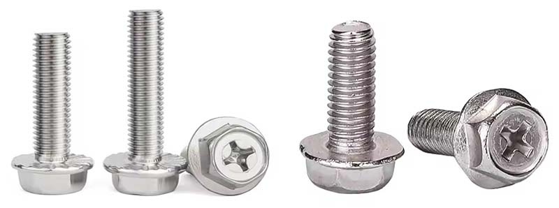 grade 6.8 cross hexagon flange bolt
