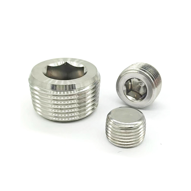 Raccord de bouchon de tuyau NPT, douille à filetage hexagonal interne