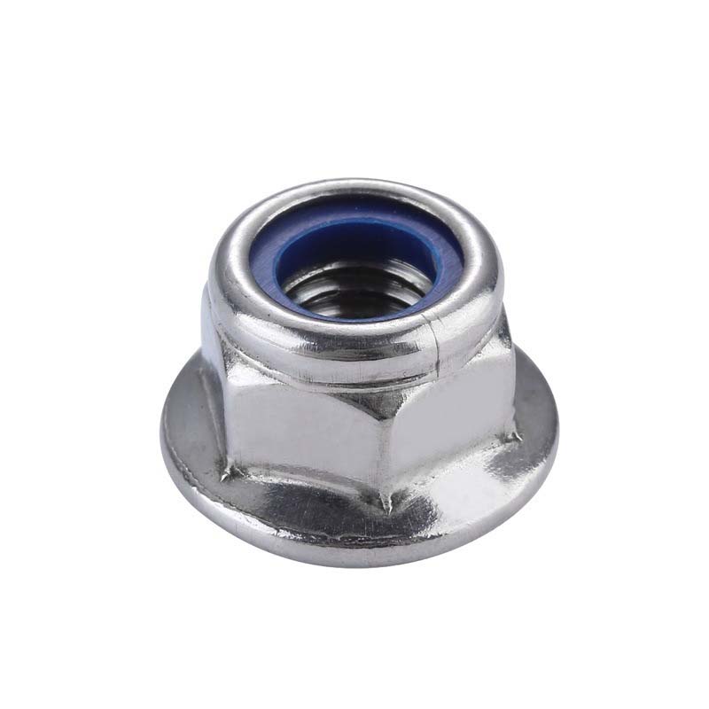 Écrou de verrouillage de bride hexagonal insert en nylon