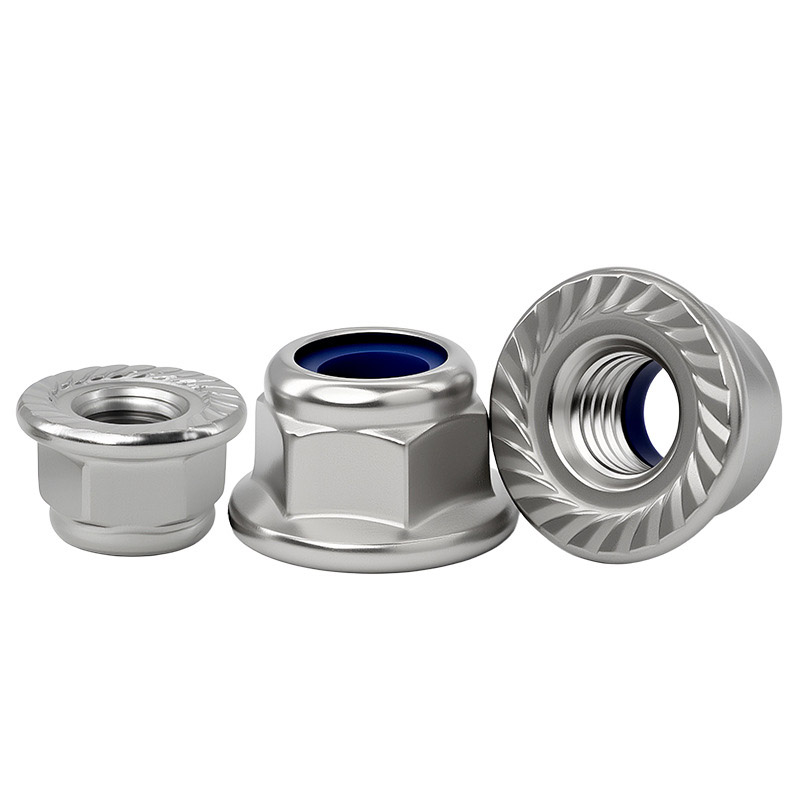 Écrous hexagonaux à couple dominant avec bride