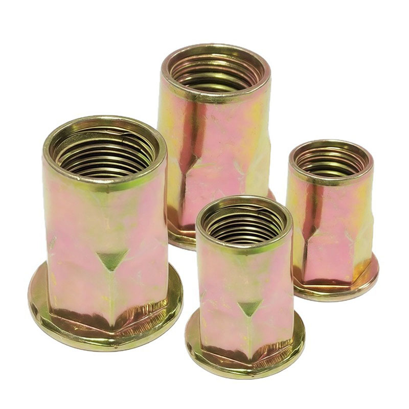 Écrou à rivets hexagonal à ancrage sécurisé