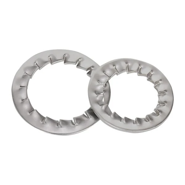 Laveuses de verrouillage dentelées dents internes