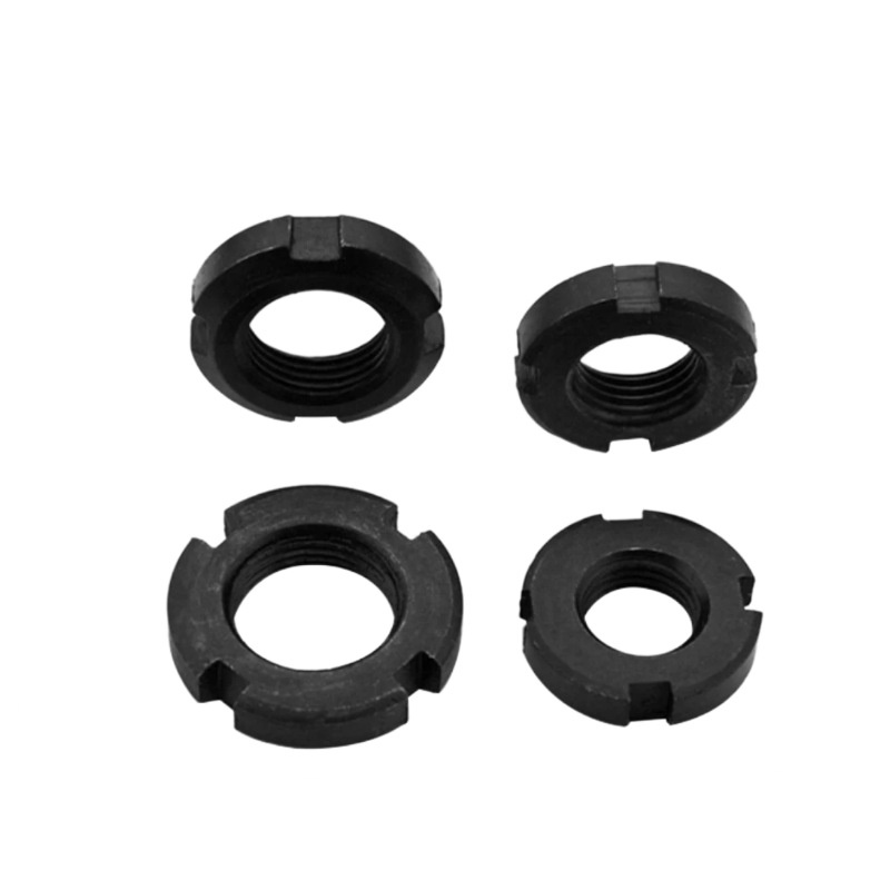 Écrou rond de verrouillage à fente anti-secousse