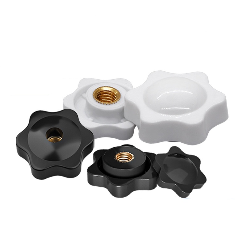 Écrou de poignée bouton en forme d'étoile