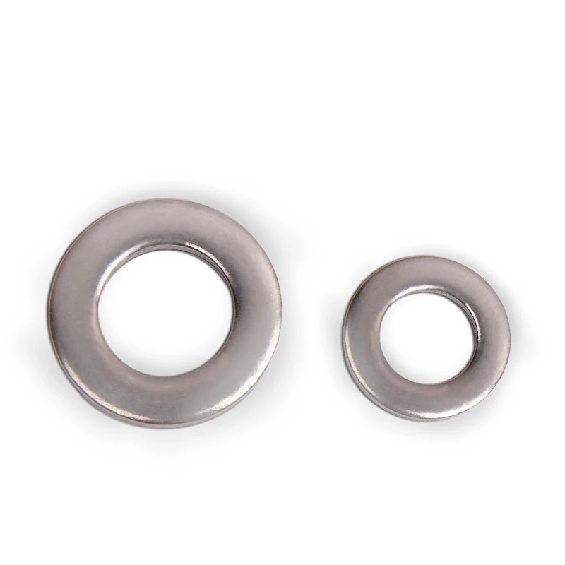 Rondelle plate en acier