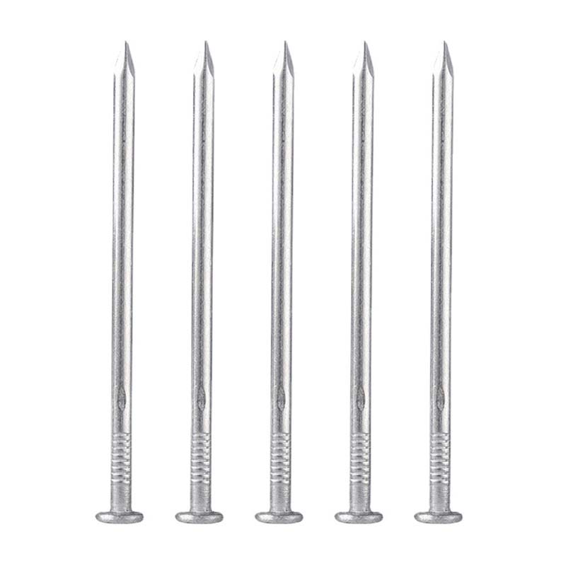 Nail en acier avec tête plate