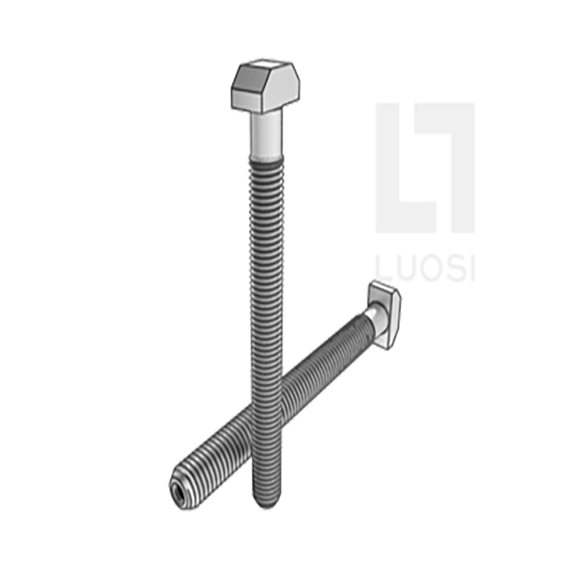 T head et demi-boulon d'ancrage creux